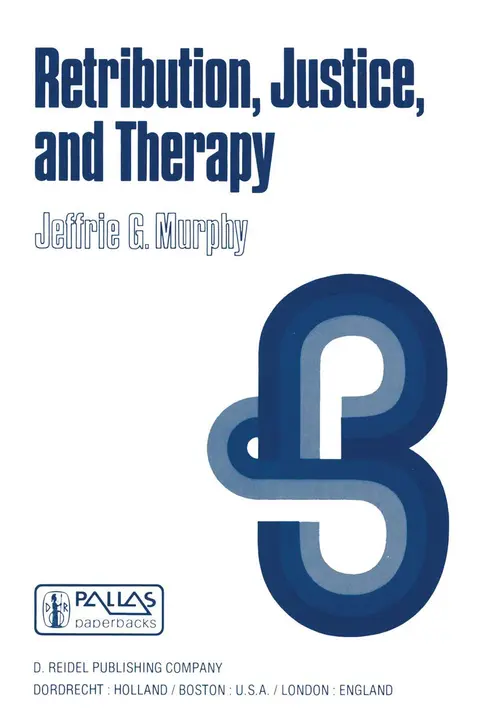 Cover of Retribution, Justice, and Therapy