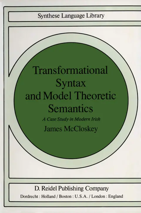 Cover of Transformational Syntax and Model Theoretic Semantics