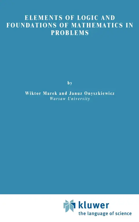 Cover of Elements of Logic and Foundations of Mathematics in Problems
