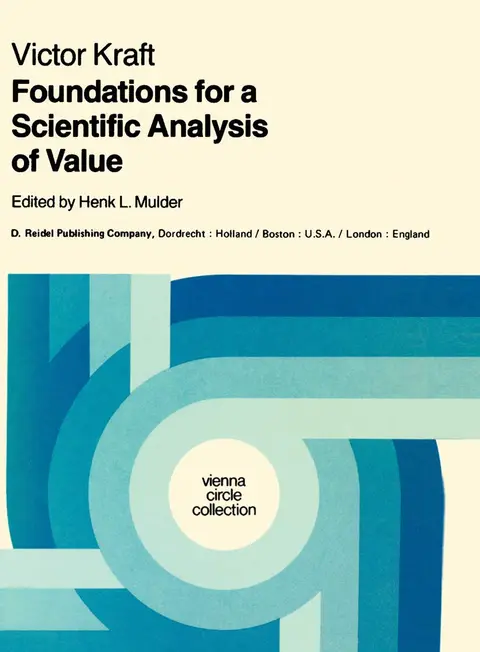 Cover of Foundations for a Scientific Analysis of Value