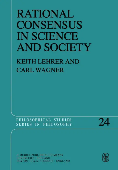 Cover of Rational Consensus in Science and Society
