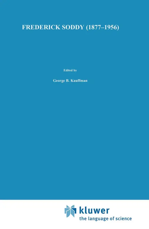 Cover of Frederick Soddy