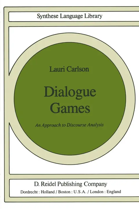Cover of Dialogue Games