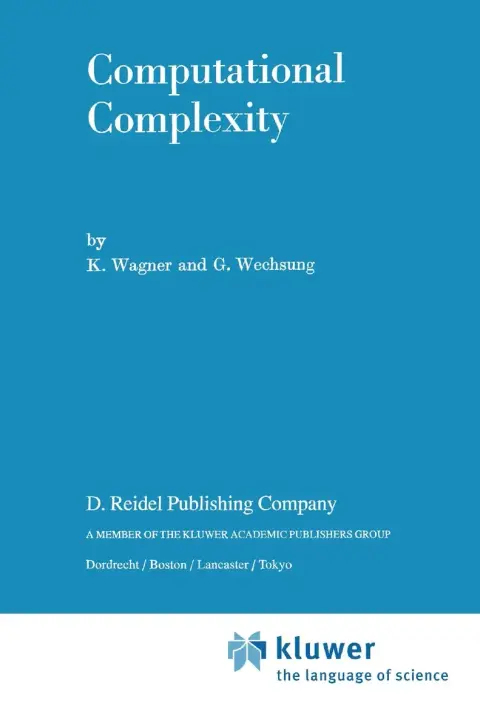 Cover of Computational Complexity