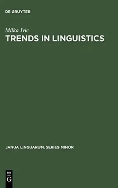 Cover of Trends in Linguistics