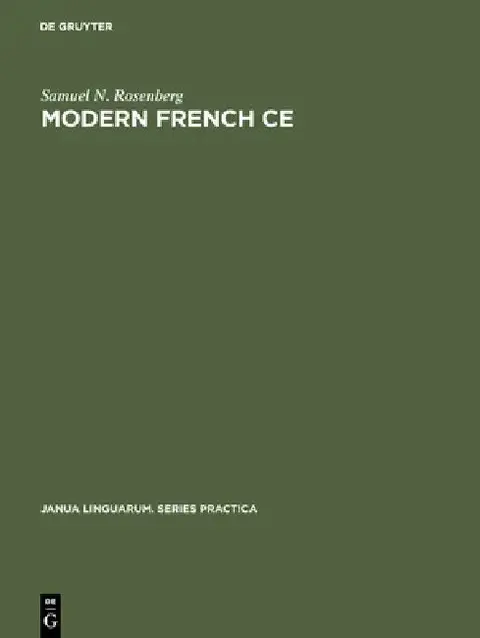 Cover of Modern French CE