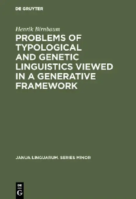 Cover of Problems of Typological and Genetic Linguistics Viewed in a Generative Framework