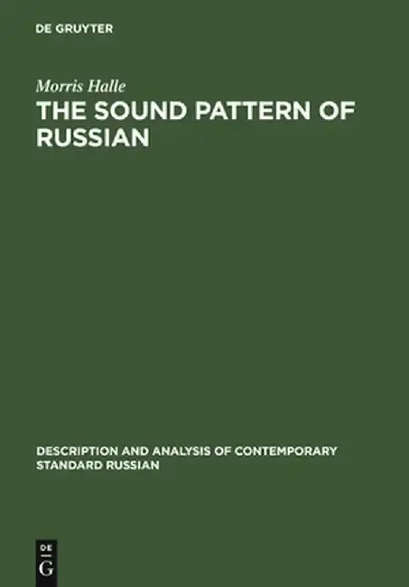 Cover of The Sound Pattern of Russian
