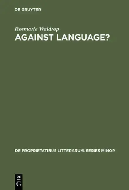 Cover of Against Language?