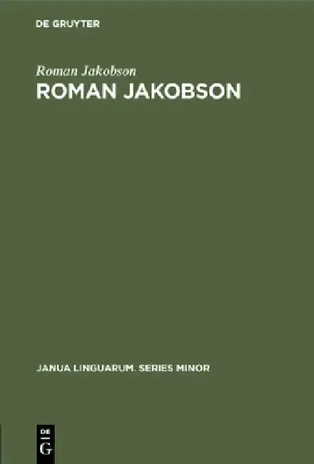 Cover of Roman Jakobson