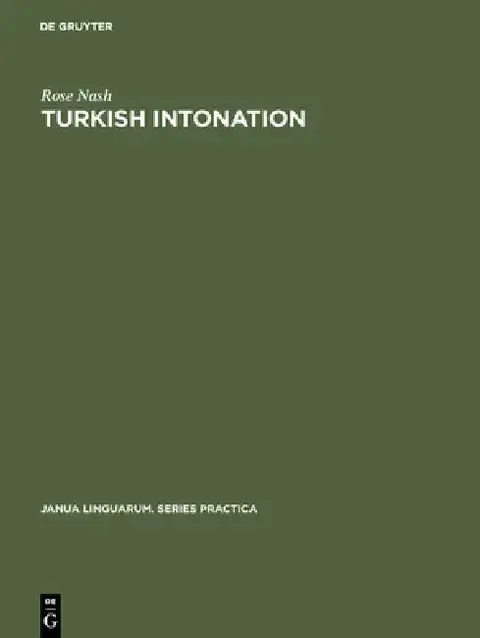 Cover of Turkish Intonation