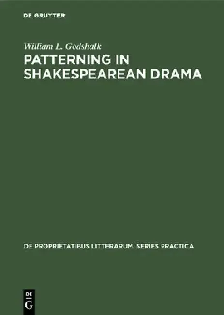 Cover of Patterning in Shakespearean Drama