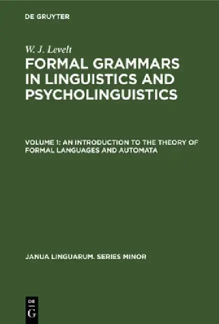 Cover of An Introduction to the Theory of Formal Languages and Automata