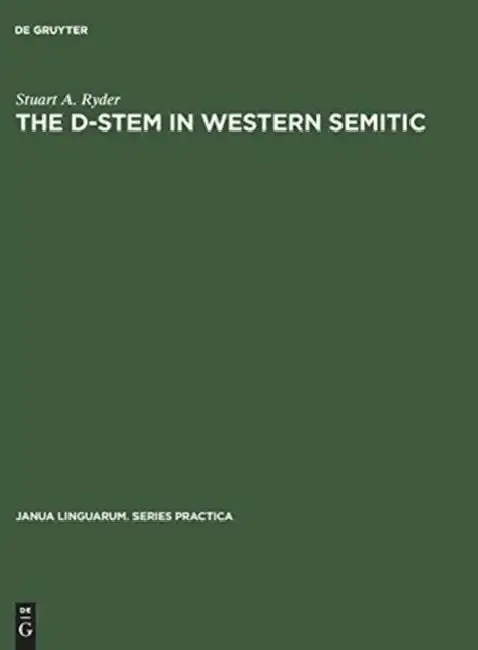 Cover of The D-Stem in Western Semitic