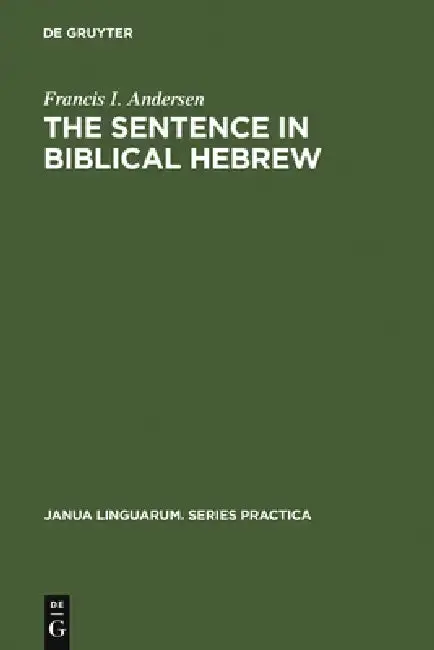 Cover of The Sentence in Biblical Hebrew