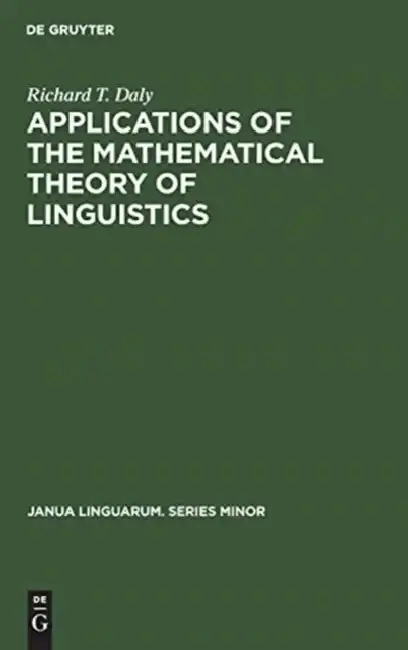 Cover of Applications of the Mathematical Theory of Linguistics