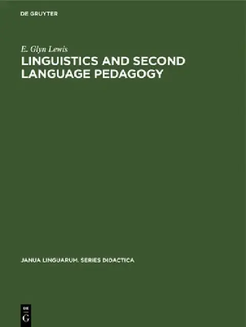 Cover of Linguistics and Second Language Pedagogy