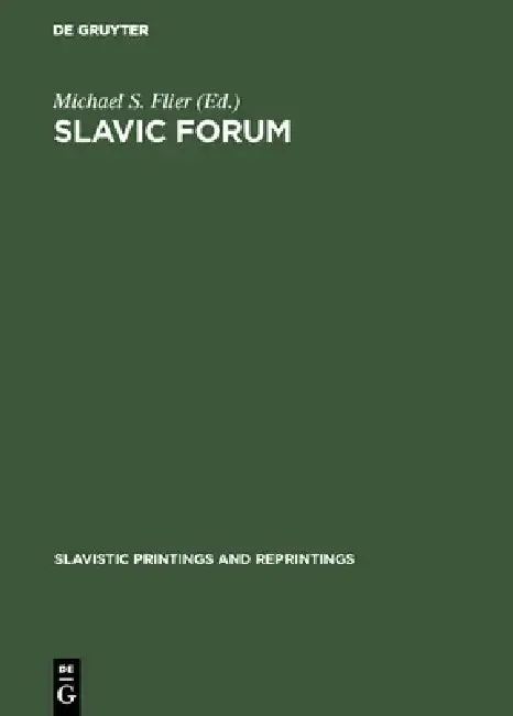 Cover of Slavic Forum
