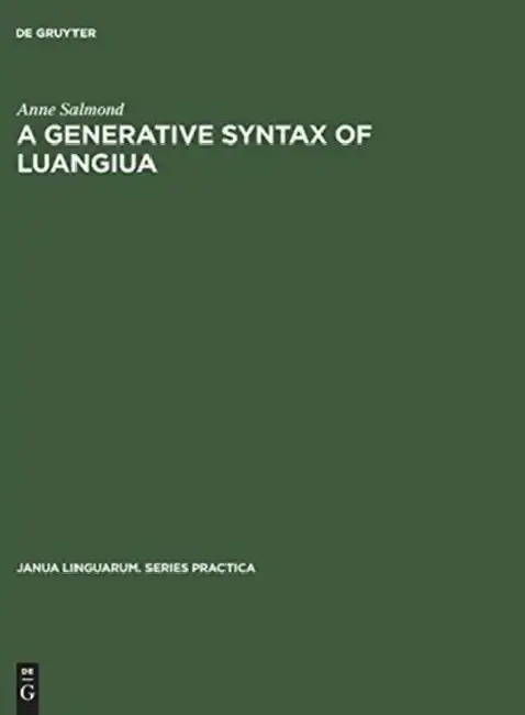 Cover of A Generative Syntax of Luangiua