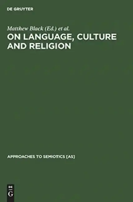 Cover of On Language, Culture and Religion