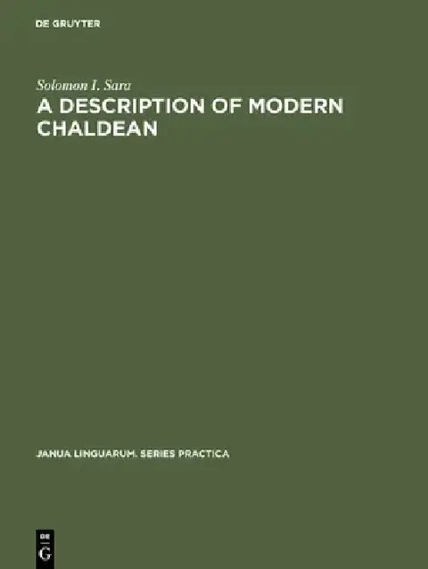 Cover of A Description of Modern Chaldean