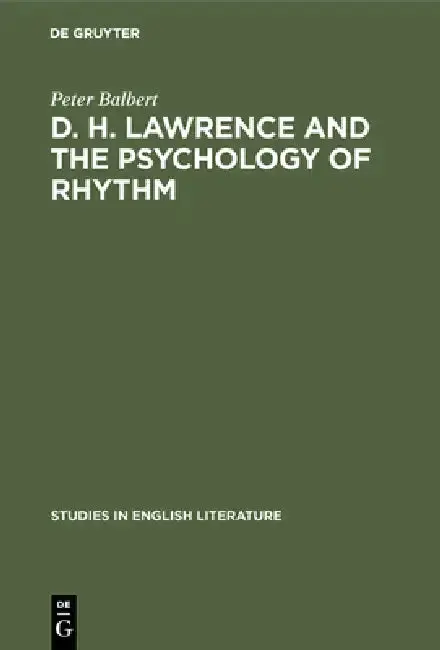 Cover of D. H. Lawrence and the Psychology of Rhythm