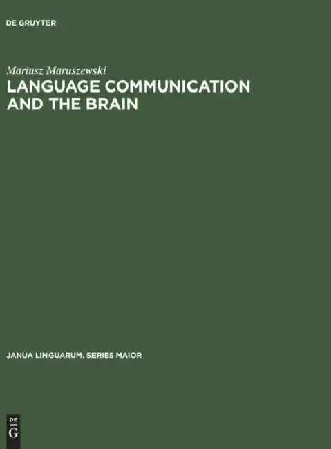 Cover of Language Communication and the Brain