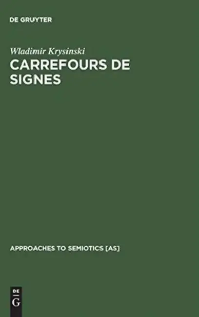 Cover of Carrefours de signes