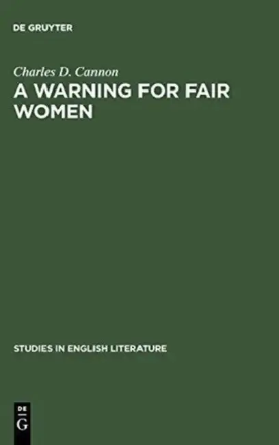 Cover of A Warning for Fair Women