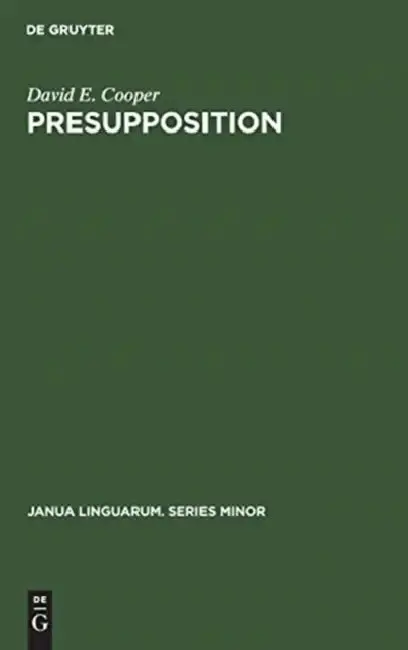 Cover of Presupposition