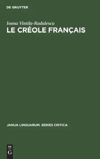 Cover of Le Créole Français