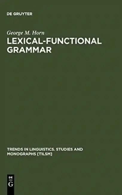 Cover of Lexical-Functional Grammar