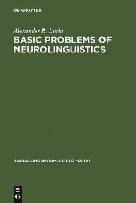 Cover of Basic Problems of Neurolinguistics