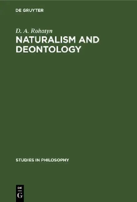 Cover of Naturalism and Deontology