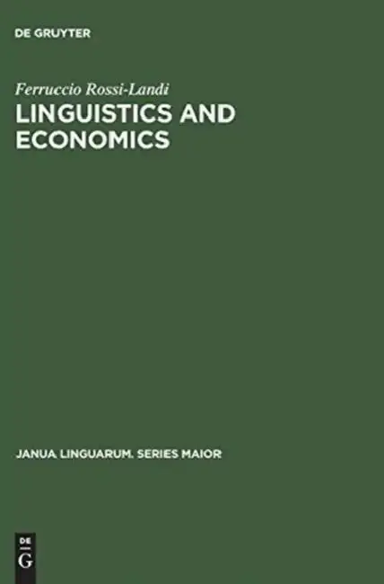 Cover of Linguistics and Economics