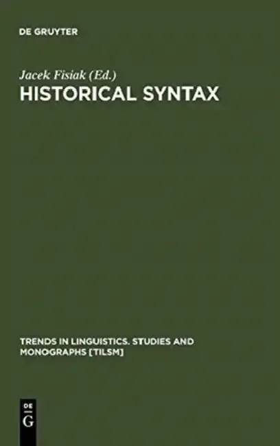 Cover of Historical Syntax