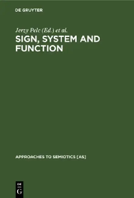 Cover of Sign, System and Function