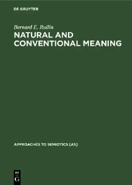 Cover of Natural and Conventional Meaning