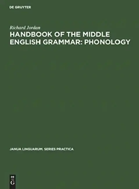 Cover of Handbook of the Middle English Grammar