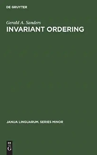 Cover of Invariant Ordering