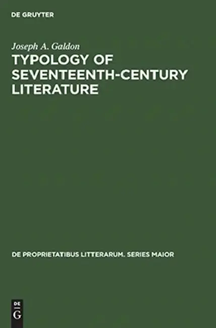Cover of Typology of Seventeenth-Century Literature