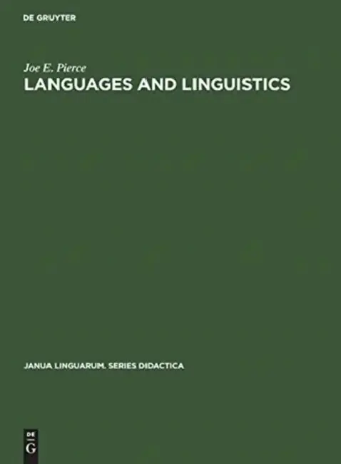 Cover of Languages and Linguistics