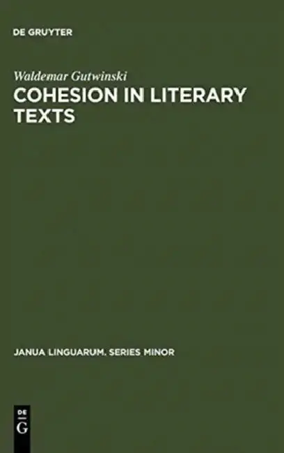 Cover of Cohesion in literary texts