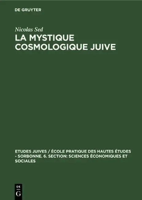 Cover of La Mystique cosmologique juive