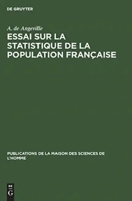 Cover of Essai sur la statistique de la population française
