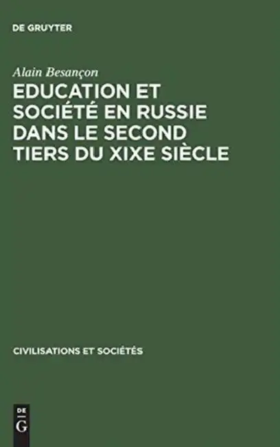 Cover of Education Et Société En Russie Dans Le Second Tiers Du XIXe Siècle