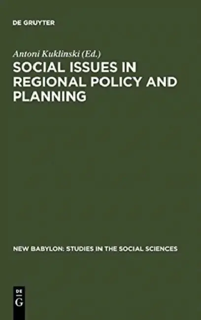 Cover of Social Issues in Regional Policy and Planning