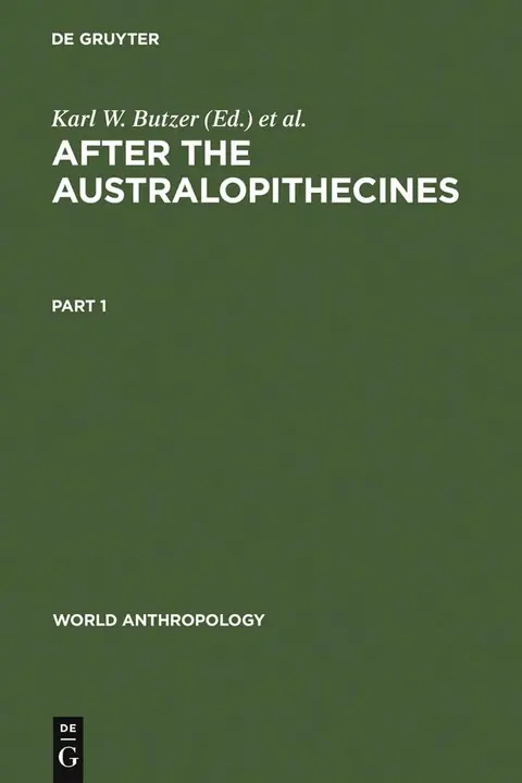 Cover of After the Australopithecines