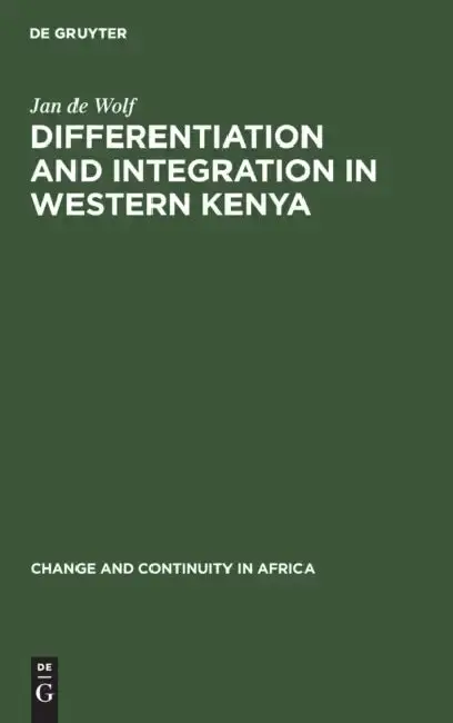 Cover of Differentiation and Integration in Western Kenya