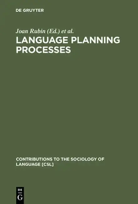 Cover of Language Planning Processes